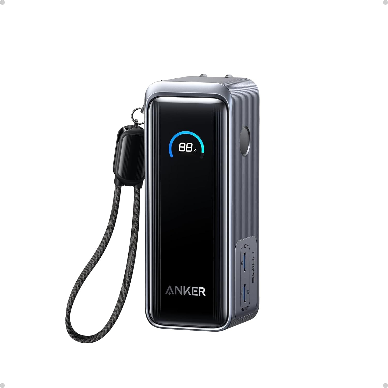 Anker Prime 9,600mAh Power Bank with 65W Charger β 22% Off