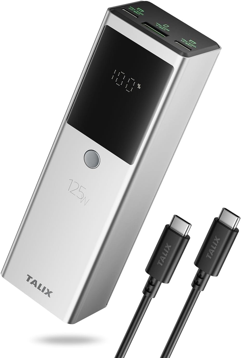 3-Port TALIX 12800mAh 125W Laptop Power Bank with 240W USB-C Cable 57% Off – Just $19.99 with Code (Reg. $45.99)