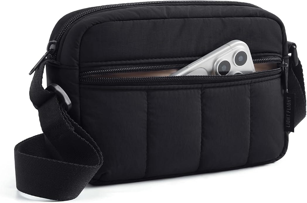 Save on Lightweight Travel Purses: LIGHT FLIGHT Water-Repellent Puffer Hobo Bag for Only $8.49