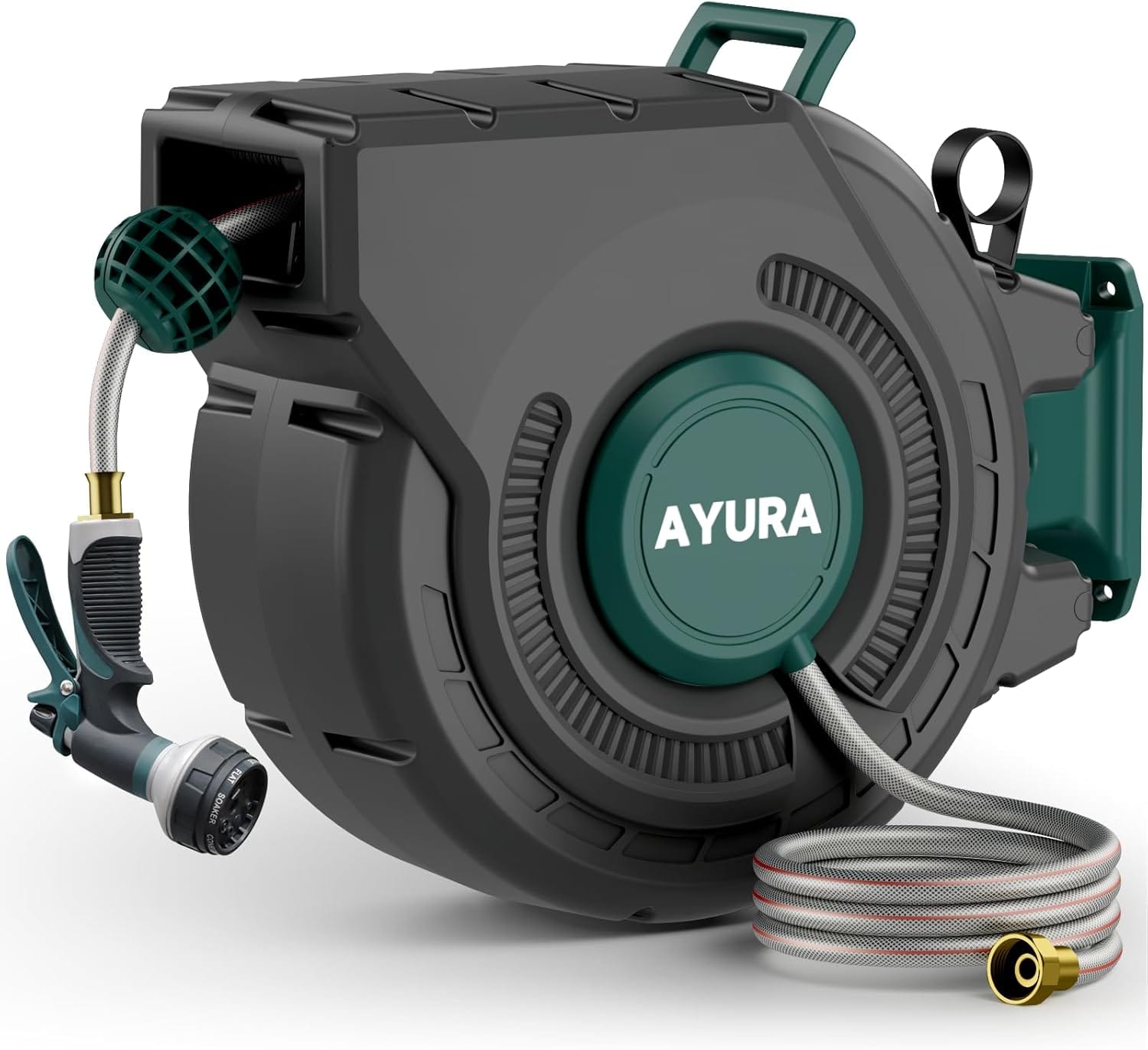 Save on Yard Care: Ayura 100-Foot Wall-Mount Retractable Garden Hose Reel for Only $63.99