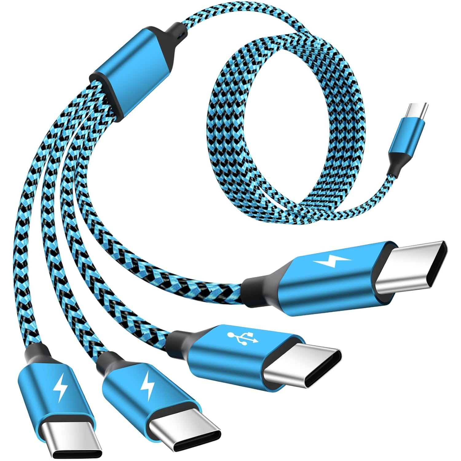 4-in-1 USB-C Charging Cable: $4.75 – 5ft Multi-Cable with Promo Code for Travel & Home