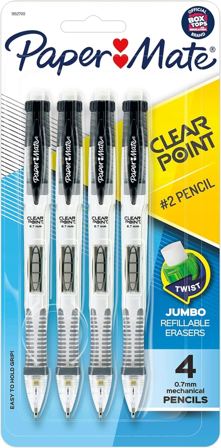 Paper Mate Clearpoint Mechanical Pencils 4-Pack 44% Off β Just $4.85 with Coupon (Reg. $8.68)