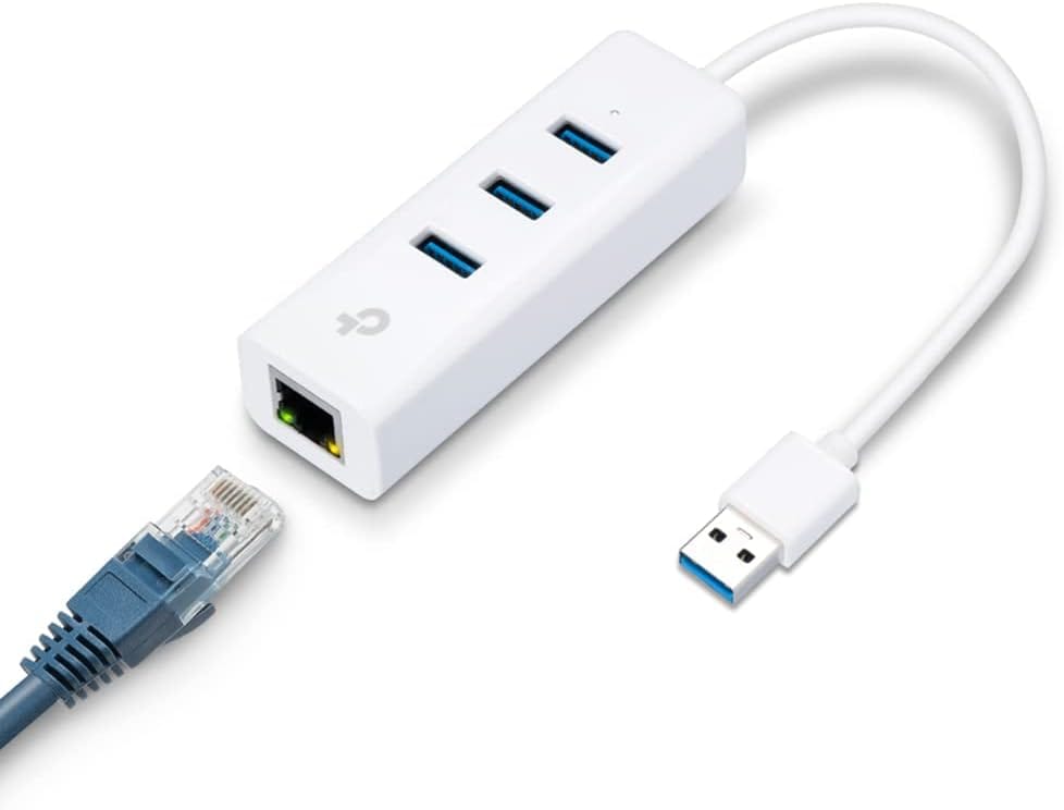 TP-Link USB 3.0 to Gigabit Ethernet Adapter & Hub 39% Off – Just $12.28