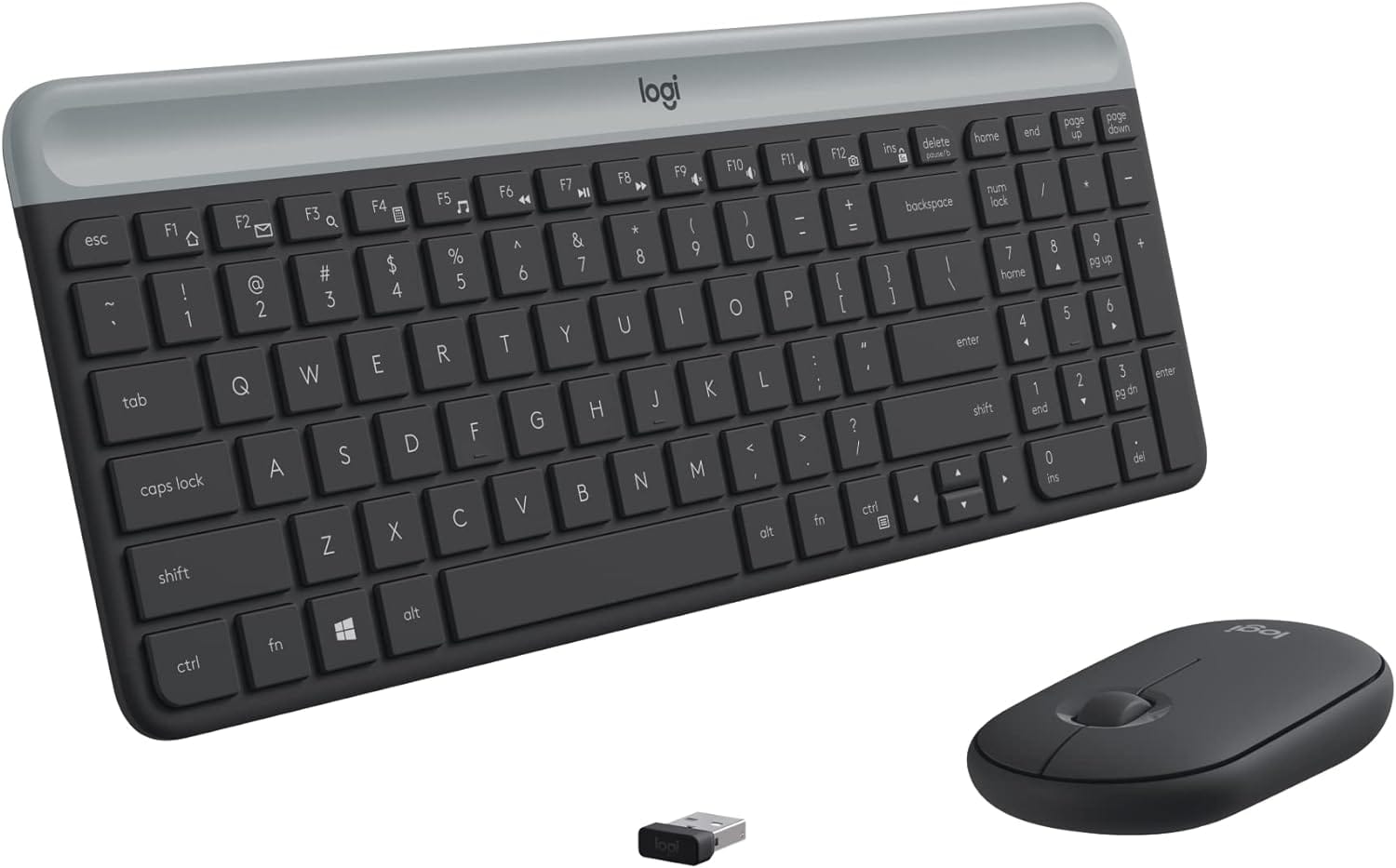Logitech MK470 Slim Wireless Keyboard & Mouse Combo (Graphite) โ Just $32.29 w/ Coupon (Reg. $49.99)
