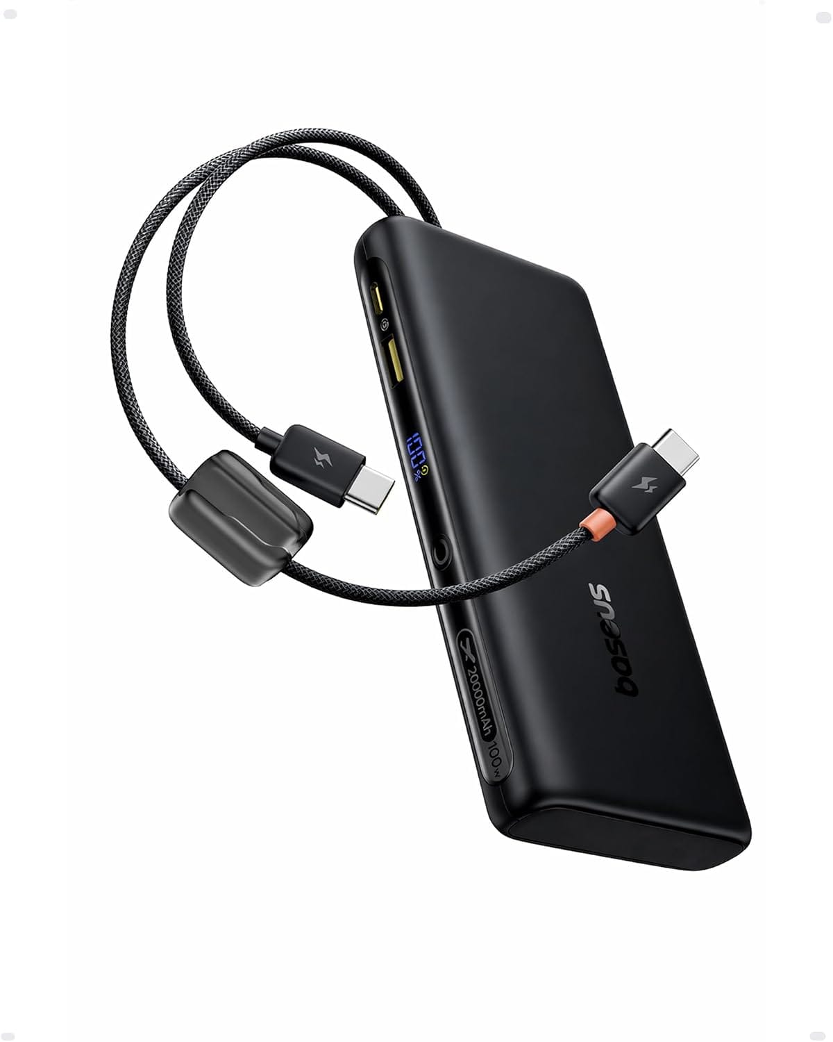 Baseus 20000mAh 100W Power Bank with Built-in Dual USB-C Cables 58% Off – Just $33.29 with Code (Reg. $79.99)
