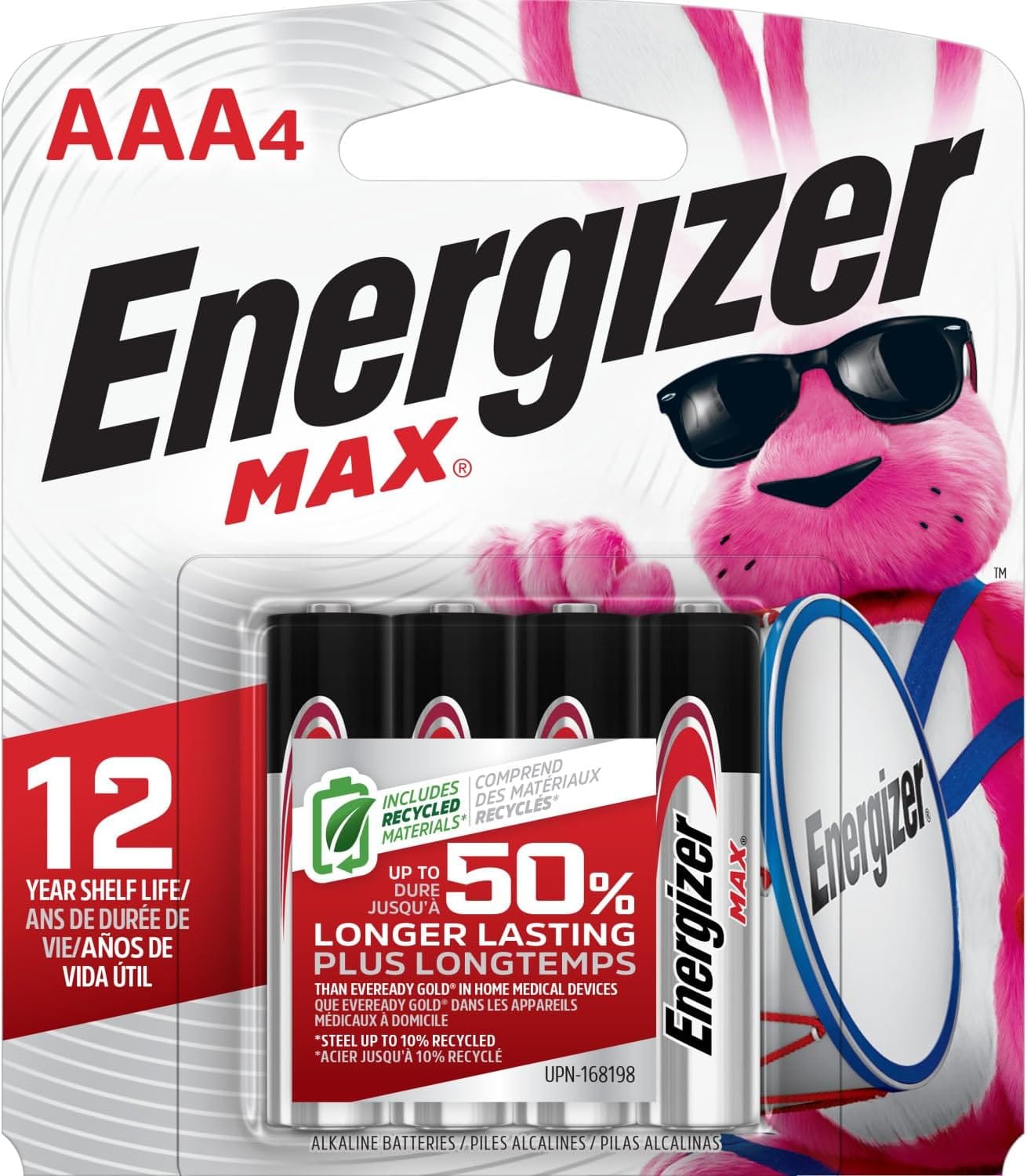 Energizer MAX AAA Batteries 4-Pack 54% Off – Just $2.29 (Reg. $4.97)