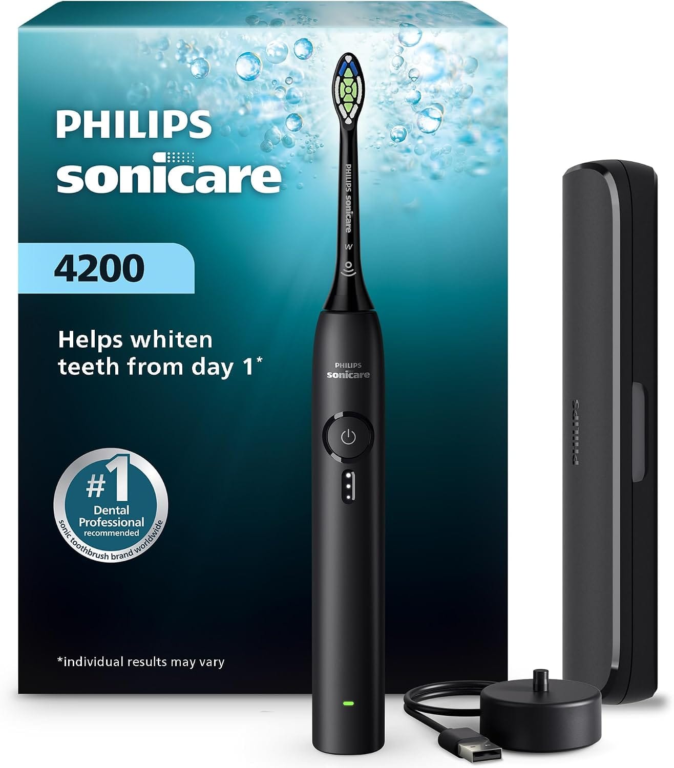 Philips Sonicare 4200 Rechargeable Electric Toothbrush (with Travel Case) 47% Off – Just $39.96 (Reg. $74.99)