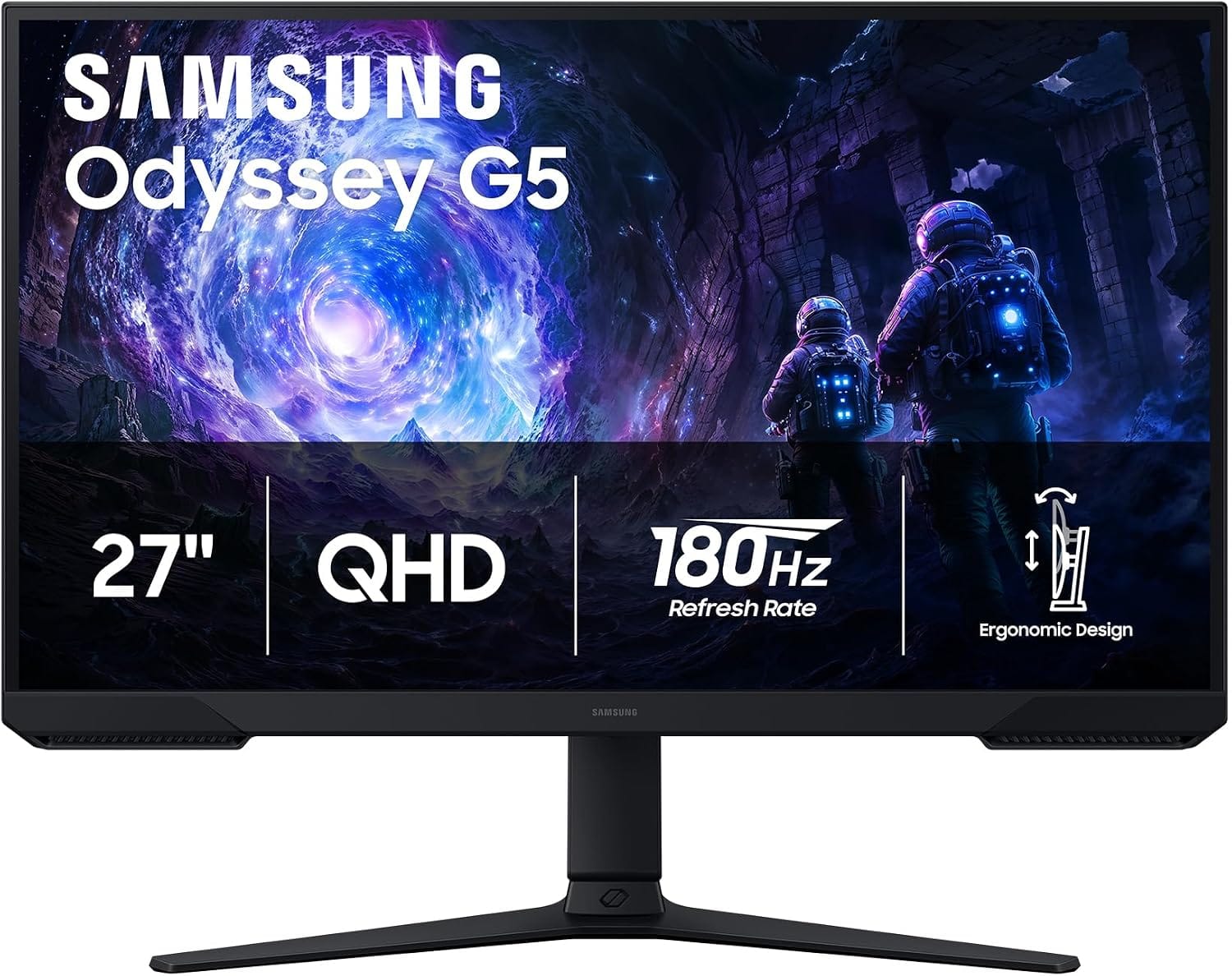 27" Samsung Odyssey G51F QHD 180Hz 1ms Gaming Monitor – Just $149.99 (Next Best $169.99)