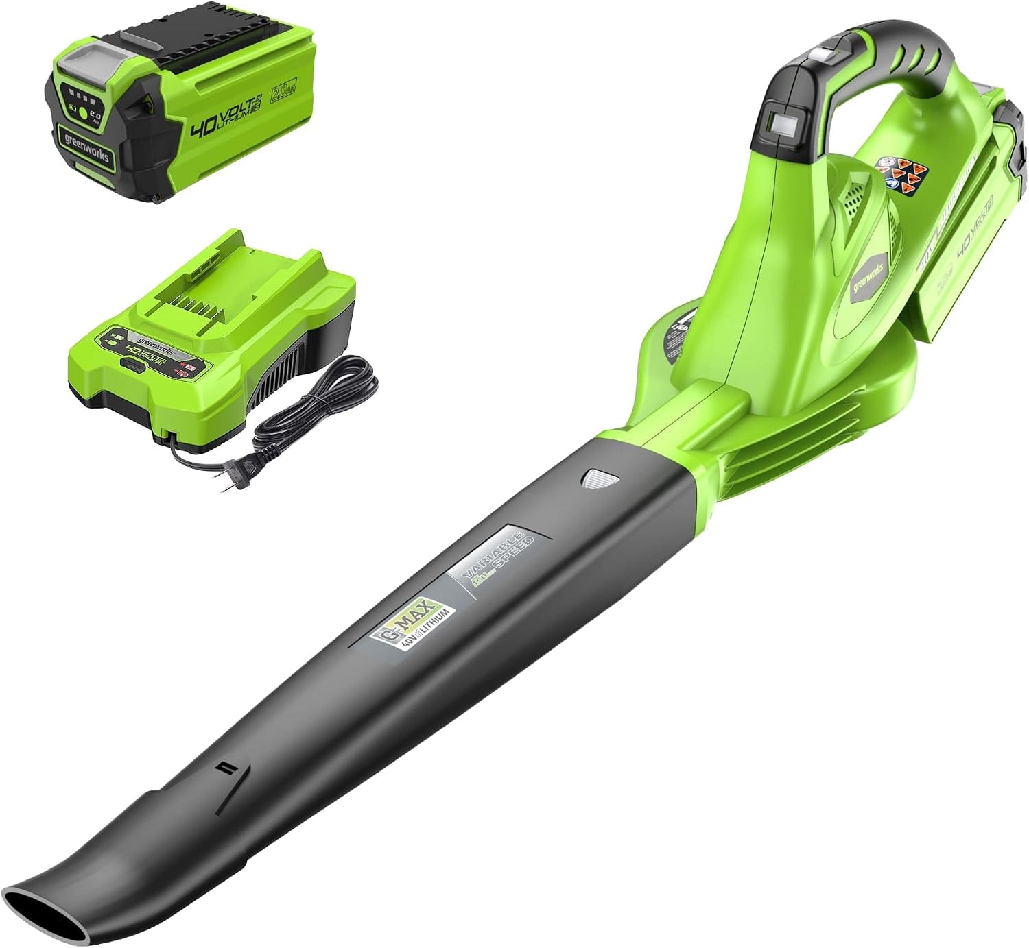 Greenworks 40V Cordless Leaf Blower (with 2.0 Ah Battery & Charger) 50% Off – Just $74.99 (Reg. $149.99) (