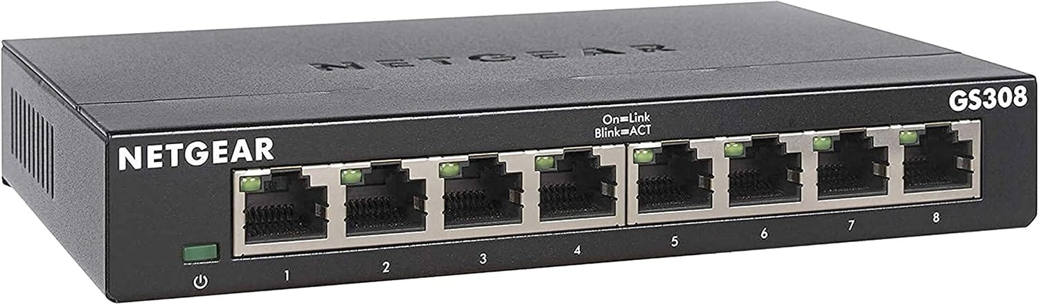 Netgear 8-Port Gigabit Ethernet Unmanaged Switch (GS308) 57% Off – Just $11.99 (Reg. $27.99)