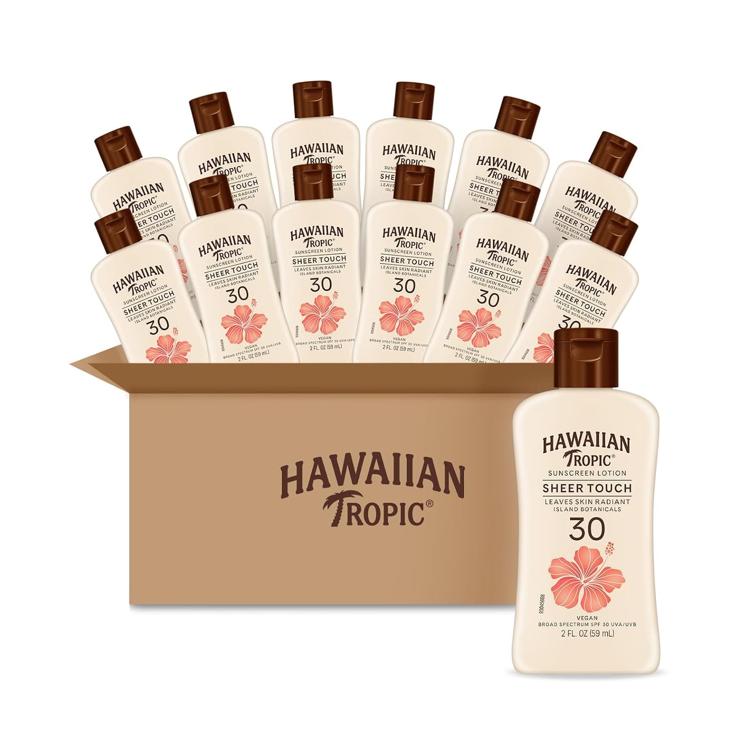 Hawaiian Tropic Sheer Touch SPF 30 Travel Sunscreen 12-Pack 63% Off – Just $11.08 (Reg. $29.91)