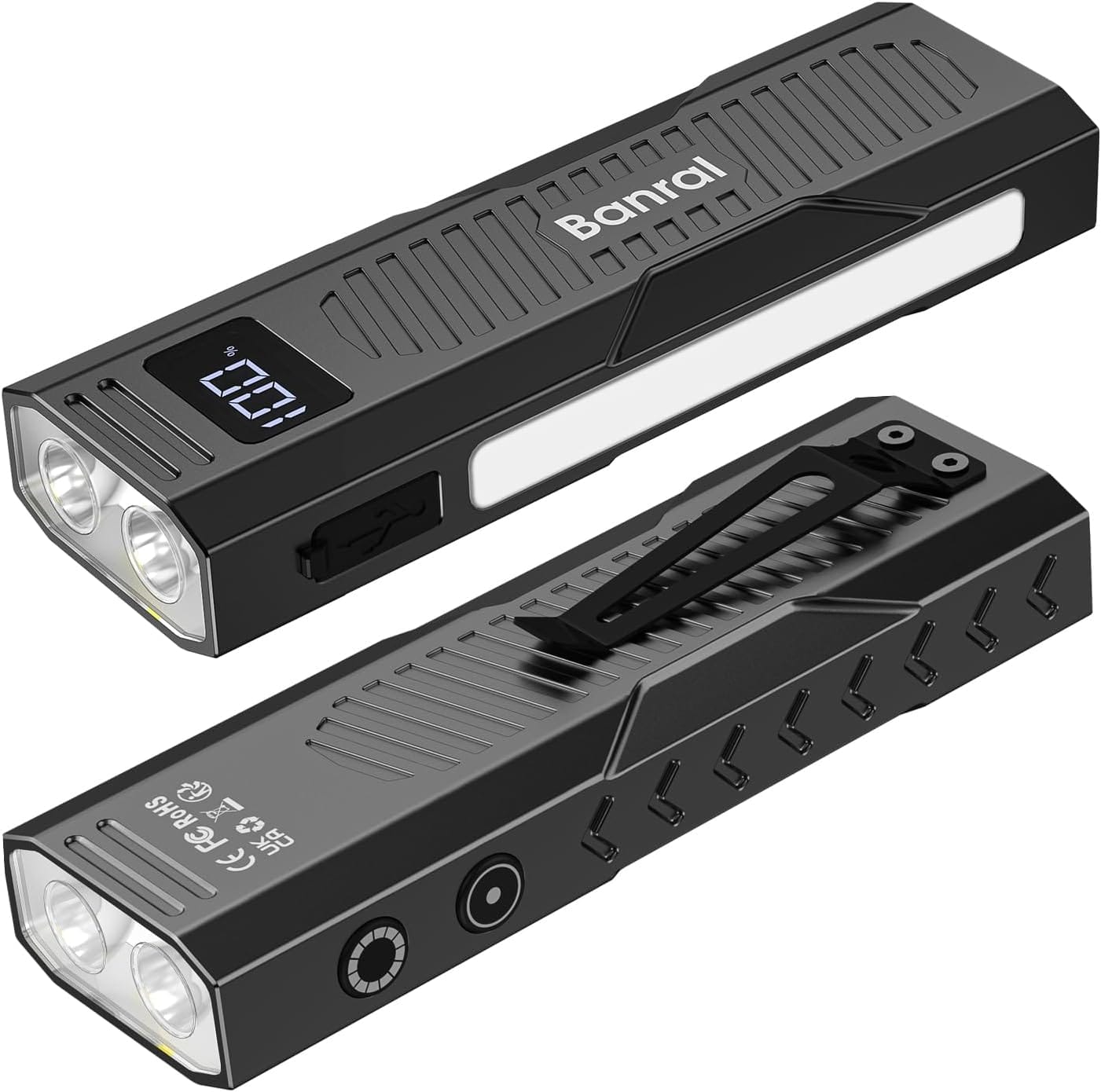 Banral 2-Pack 1100 Lumen EDC Flashlights 56% Off – Just $19.99 (Reg. $45.99)
