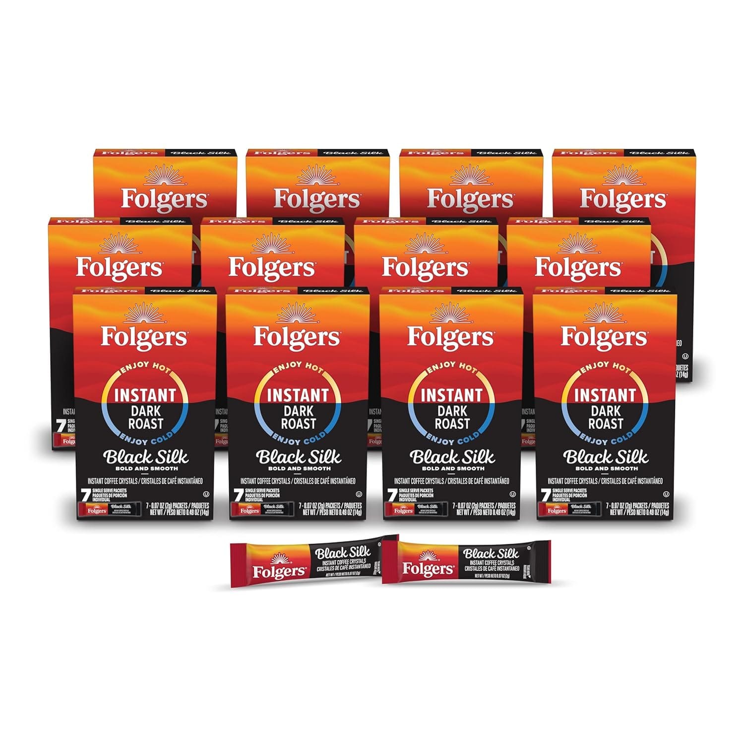 Folgers Black Silk Instant Coffee Packets (84-Count) 54% Off – Just $9.79 (Reg. $21.48)