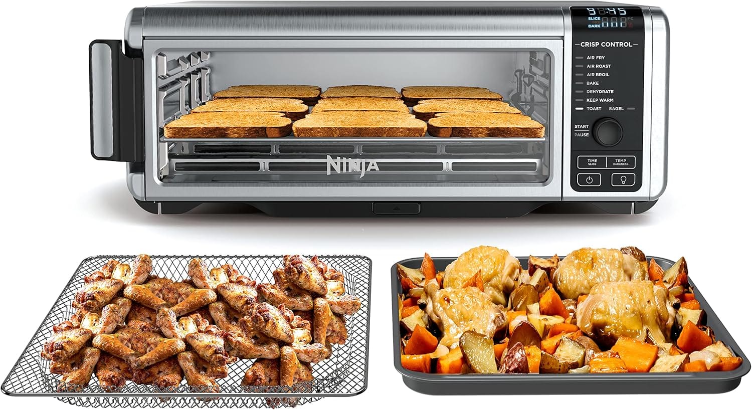 Ninja Digital Air Fry Countertop Oven (SP101, Silver) 36% Off β Just $159.99 (Reg. $249.99)
