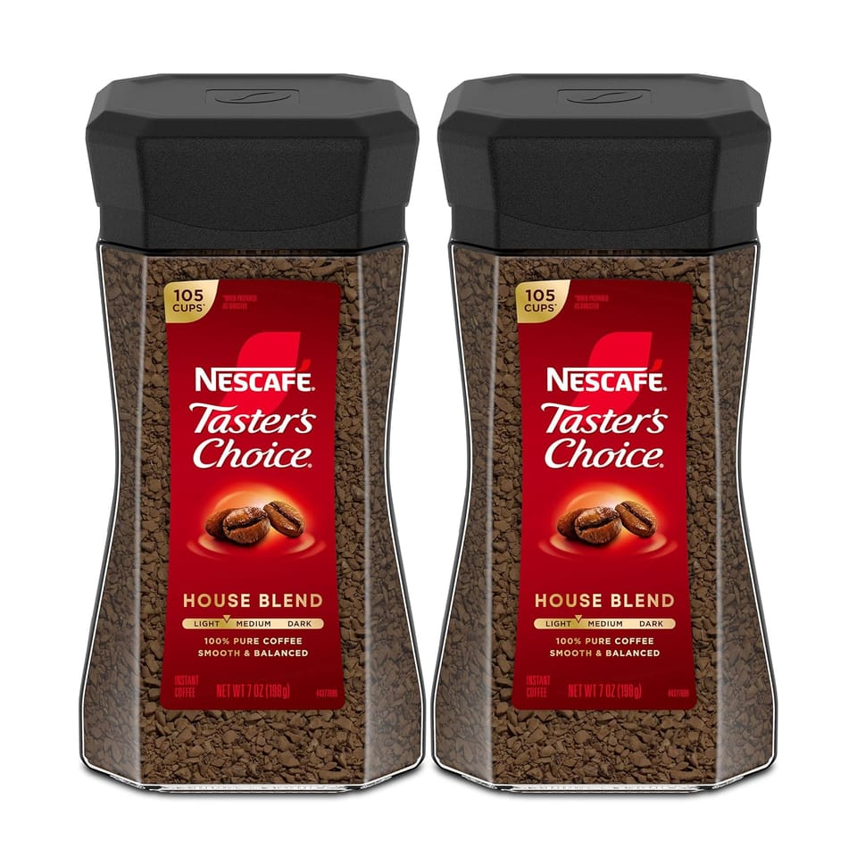 Stock Up & Save: NESCAFÉ Taster's Choice Light Medium Roast Coffee 2-Jars for Only $18.99