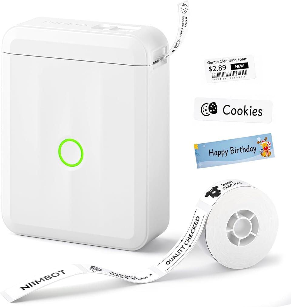 NIIMBOT D110 Mini Bluetooth Label Maker 56% Off – Just $7.99 (Reg. $17.99)