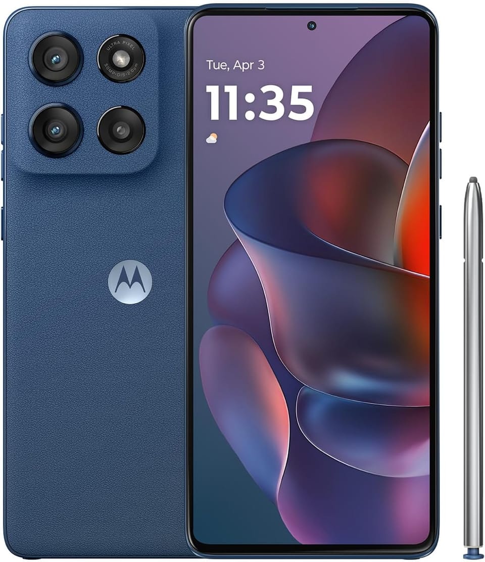 Motorola Moto G Stylus (2025, Unlocked, 8/256GB) – Pantone Gibraltar Sea 25% Off – Just $299.99 (Reg. $399.99)