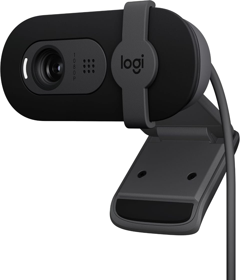 Logitech Brio 101 Full HD 1080p Webcam (Black) 38% Off – Just $24.99 (Reg. $39.99)