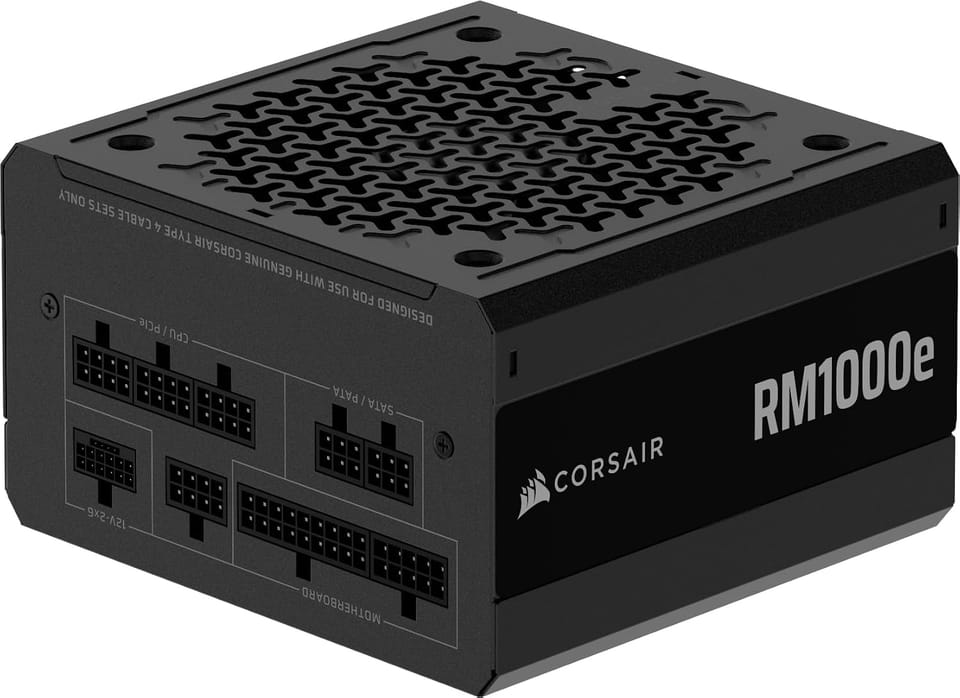 CORSAIR RM1000e 1000W Fully Modular Power Supply 45% Off – Just $104.99 (Reg. $189.99)
