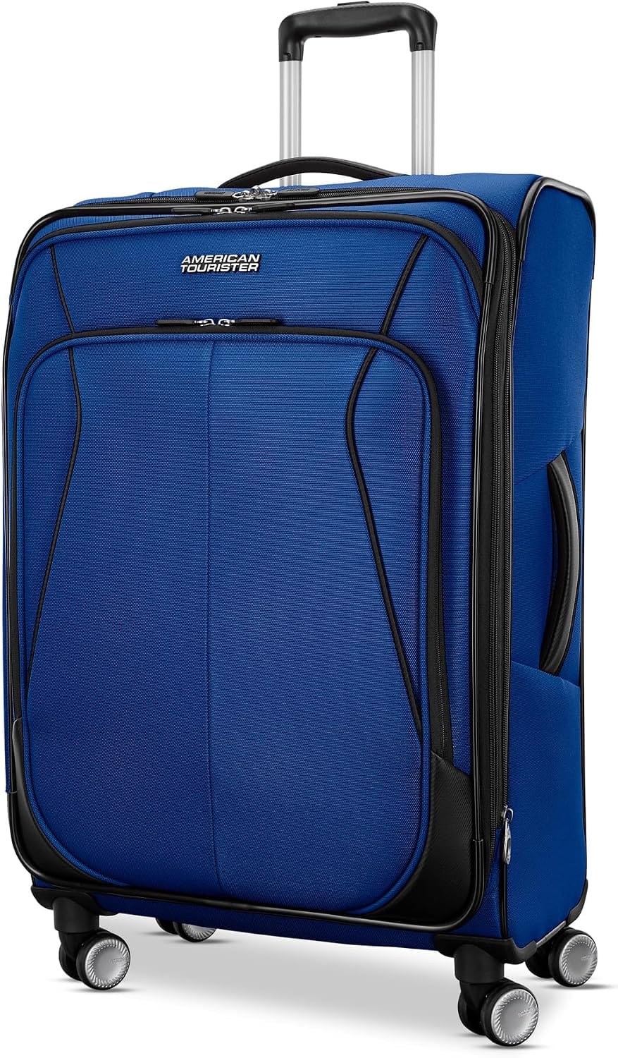 [Sold out] American Tourister 4 KIX 3.0 Checked-Medium Spinner Luggage (Sapphire Blue) 71% Off – Just $37.99 (Reg. $129.99)