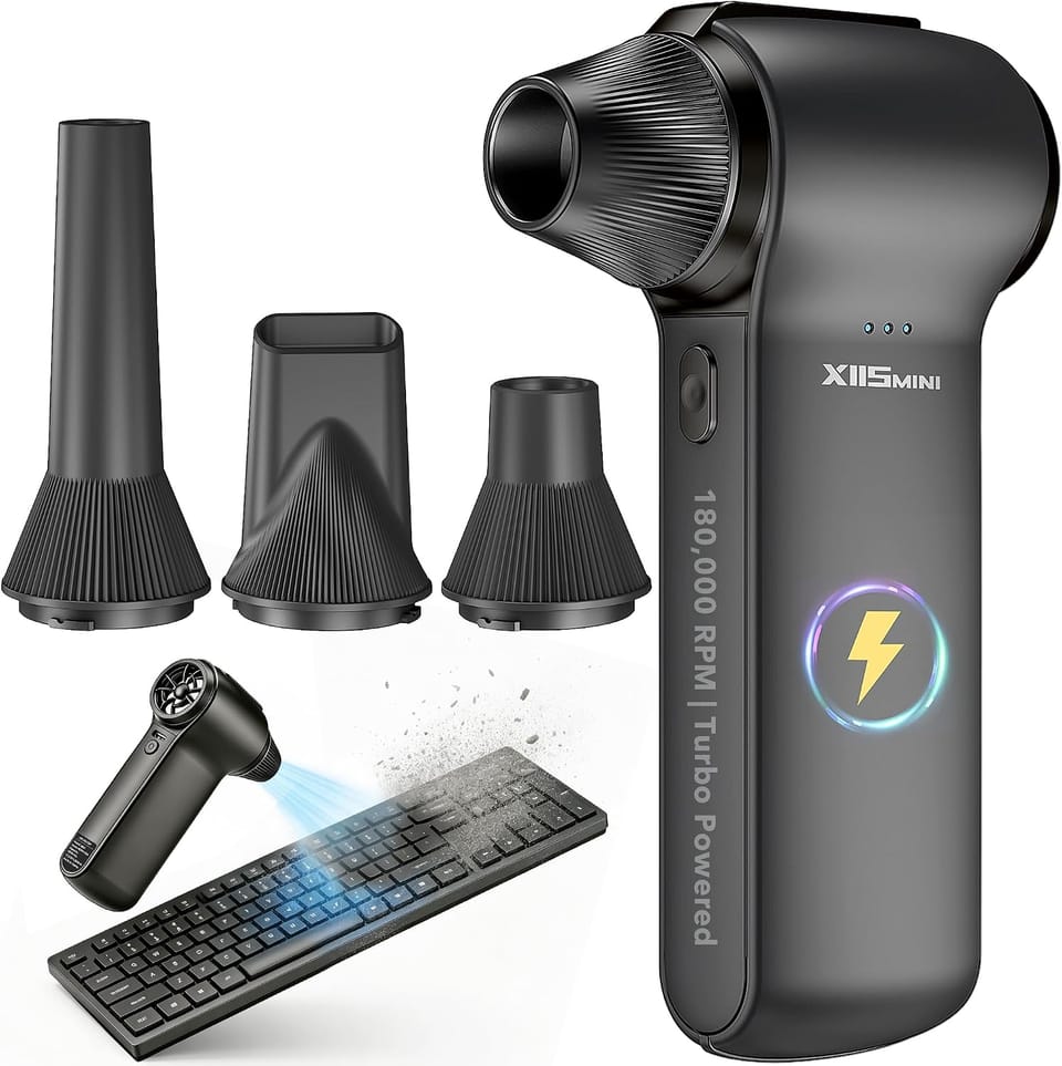 HTAIER Cordless Electric Air Duster (180K RPM) 60% Off – Just $15.83 w/ Code (Reg. $39.59)